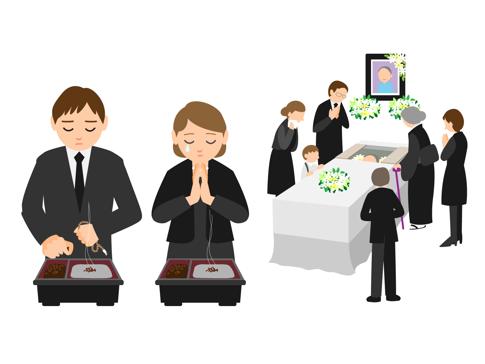 葬儀　花入れ　焼香